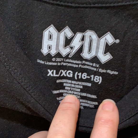 AC/DC | Tops | Acdc Cropped Top | Poshmark